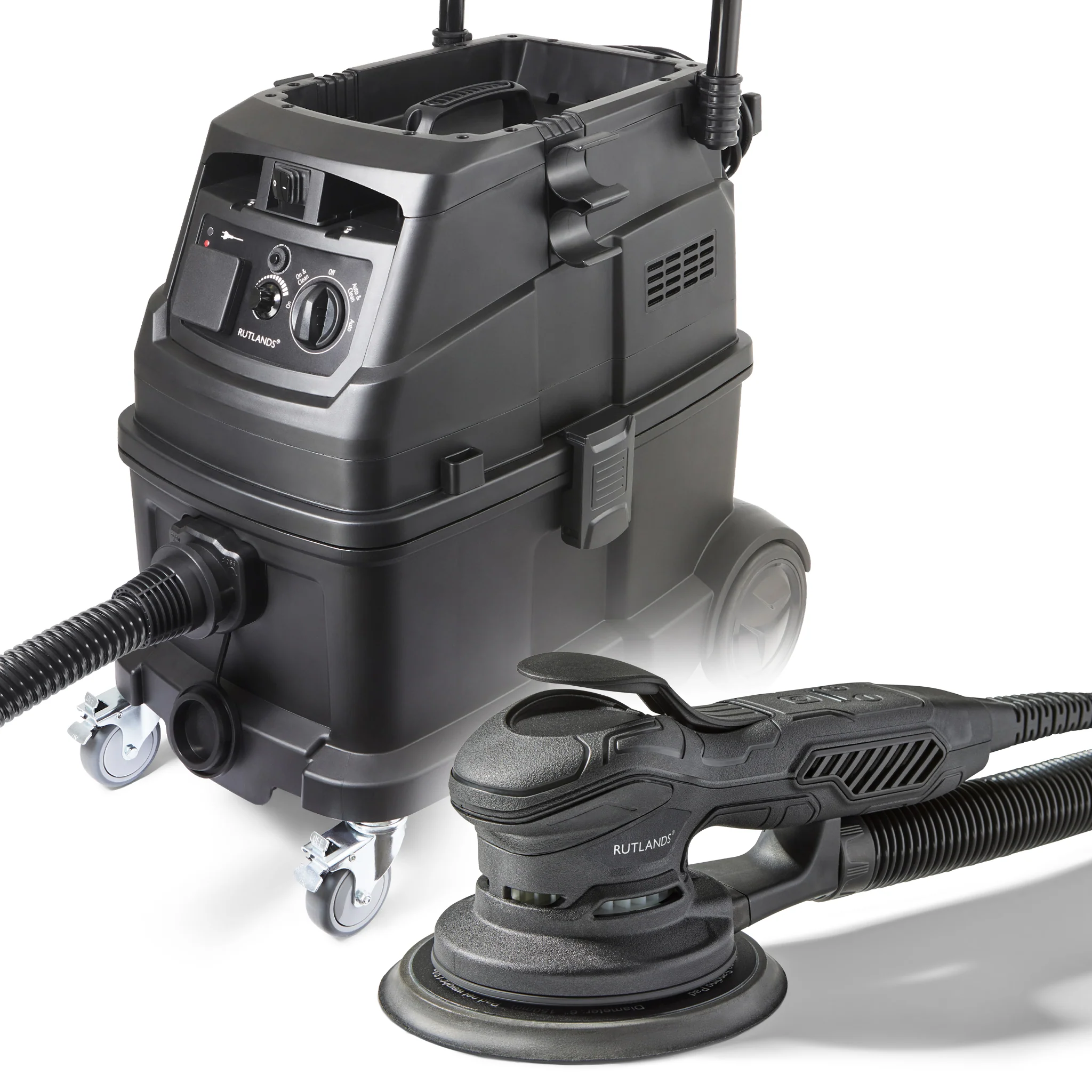 Brushless Random Orbital Sander with M Class Dust Extractor - 40 Litre