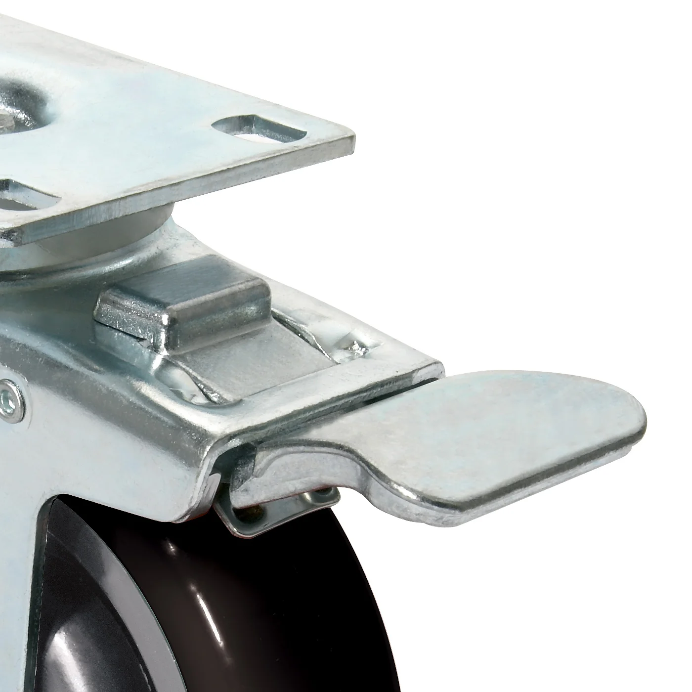 Castors with Brake - 75mm - Pack of 4 - Image 4